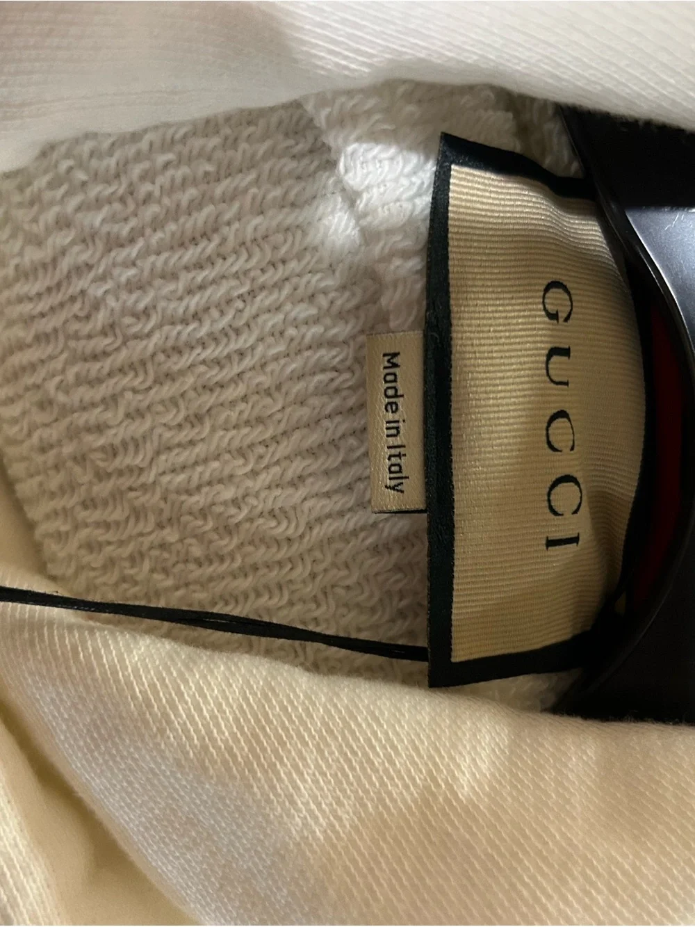 Men's Gucci embroidered interlocking G logo hoodie size XXXL made in Italy